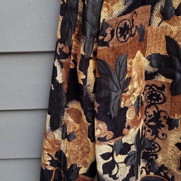 Coldwater Creek Gold Black Tapestry Jacket size XL - Picture 7 of 12